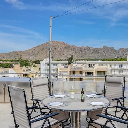 Elegant With Sea View In Puerto De Pollenca 120m² Jacuzzi Διαμέρισμα Port de Pollenca